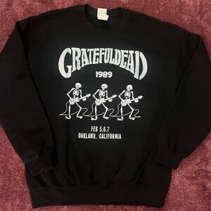Junk Food Grateful Dead 1989 Crew Neck Sweatshirt Size S